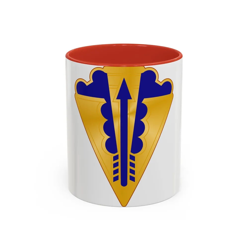 145 Aviation Regiment (U.S. Army) Accent Coffee Mug-11oz-Red-Go Mug Yourself