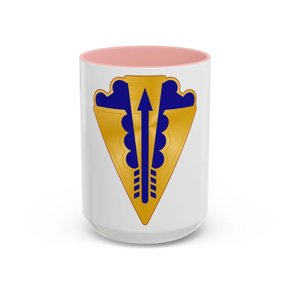 145 Aviation Regiment (U.S. Army) Accent Coffee Mug-15oz-Pink-Go Mug Yourself