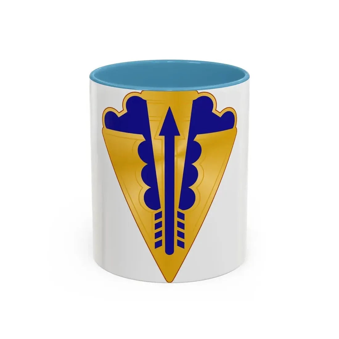 145 Aviation Regiment (U.S. Army) Accent Coffee Mug 11oz Light Blue - Go Mug Yourself