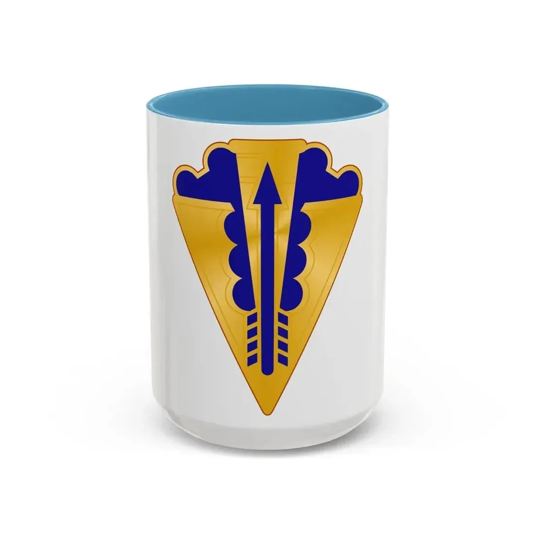 145 Aviation Regiment (U.S. Army) Accent Coffee Mug 15oz Light Blue - Go Mug Yourself