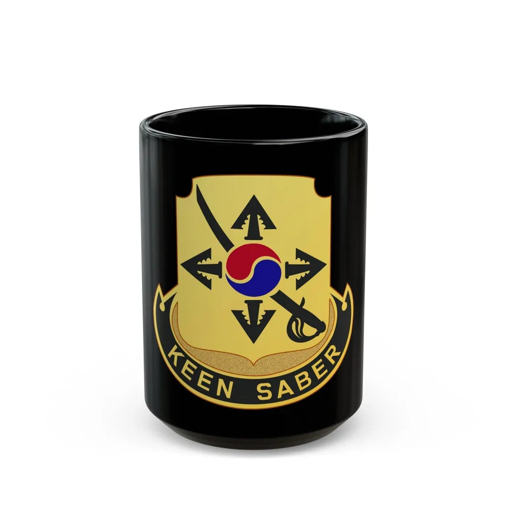 145 Cavalry Regiment (U.S. Army) Black Coffee Mug-15oz-Go Mug Yourself