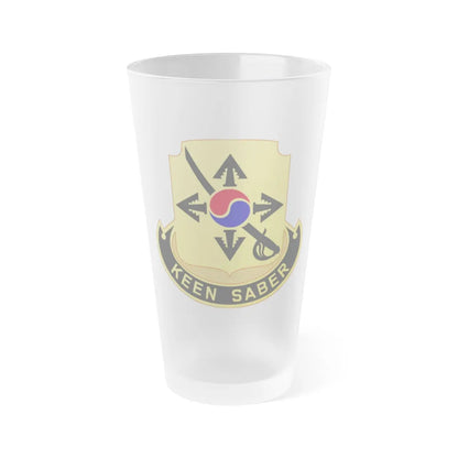 145 Cavalry Regiment (U.S. Army) Frosted Pint Glass 16oz-Go Mug Yourself