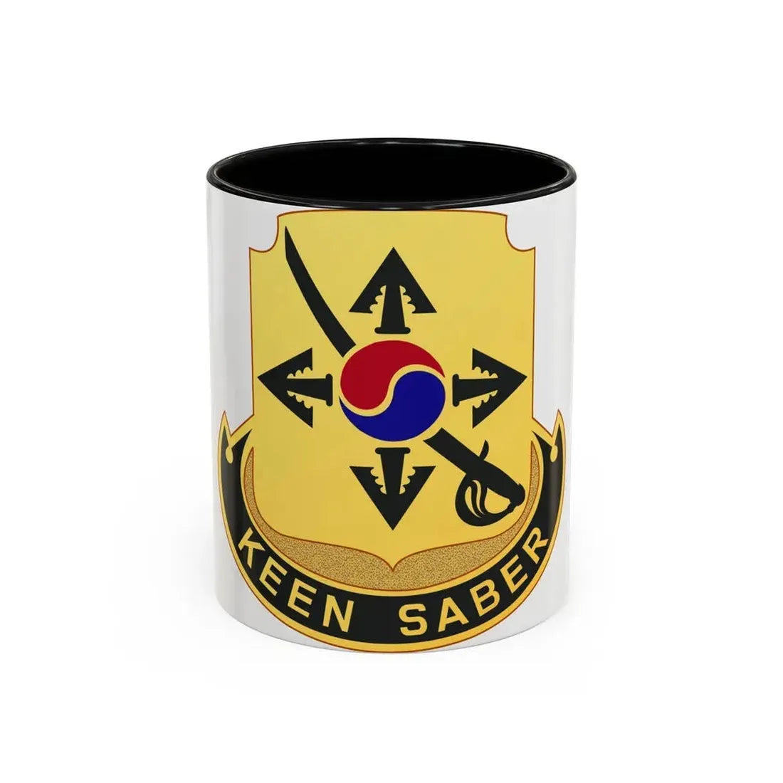 145 Cavalry Regiment (U.S. Army) Accent Coffee Mug 11oz Black - Go Mug Yourself