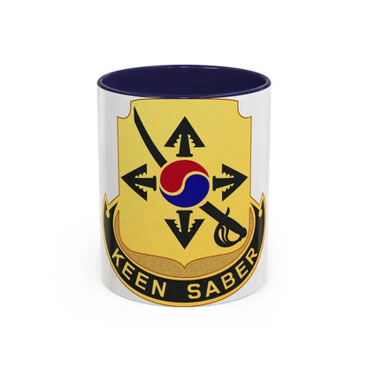 145 Cavalry Regiment (U.S. Army) Accent Coffee Mug 11oz Navy - Go Mug Yourself