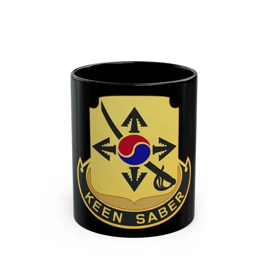 145 Cavalry Regiment (U.S. Army) Black Coffee Mug 11oz - Go Mug Yourself
