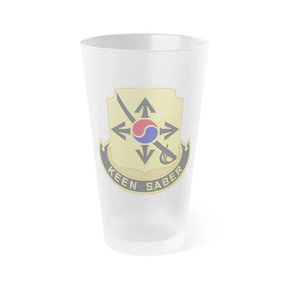 145 Cavalry Regiment (U.S. Army) Frosted Pint Glass 16oz Default Title - Go Mug Yourself