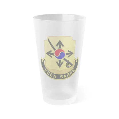145 Cavalry Regiment (U.S. Army) Frosted Pint Glass 16oz Default Title - Go Mug Yourself