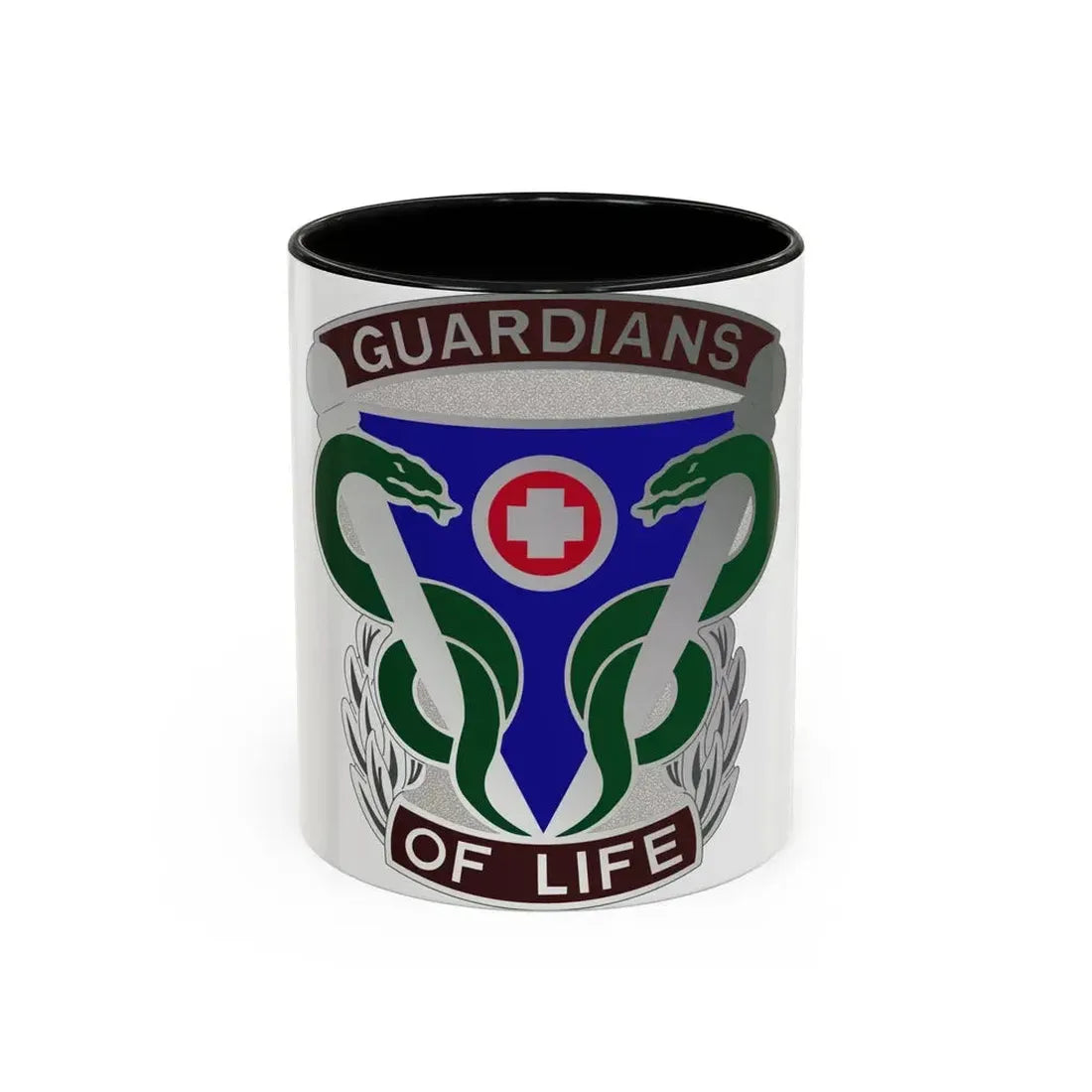 145 Surgical Hospital (U.S. Army) Accent Coffee Mug 11oz Black - Go Mug Yourself