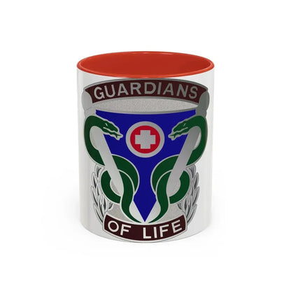 145 Surgical Hospital (U.S. Army) Accent Coffee Mug 11oz Red - Go Mug Yourself