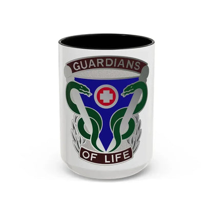 145 Surgical Hospital (U.S. Army) Accent Coffee Mug 15oz Black - Go Mug Yourself