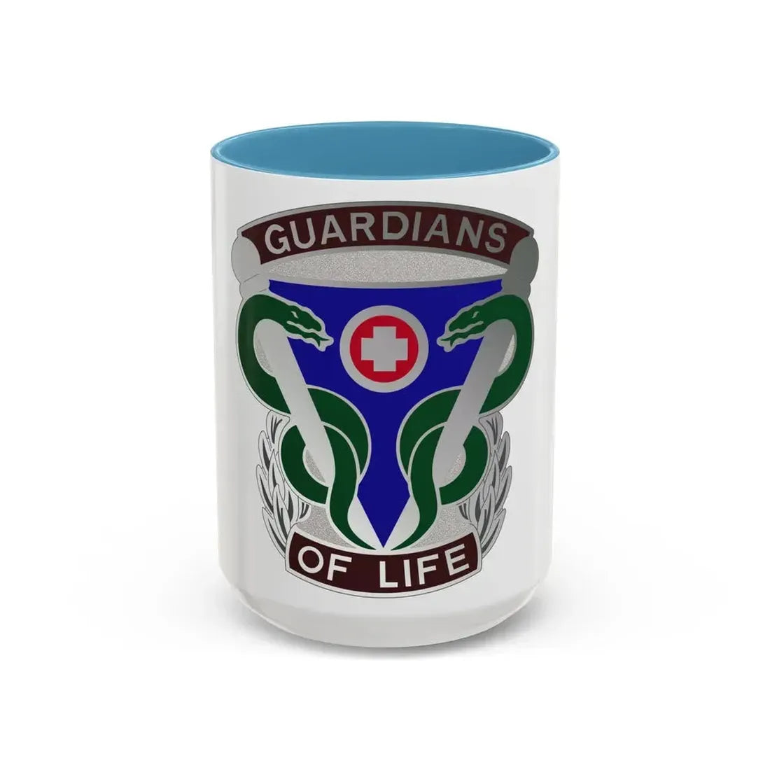 145 Surgical Hospital (U.S. Army) Accent Coffee Mug 15oz Light Blue - Go Mug Yourself