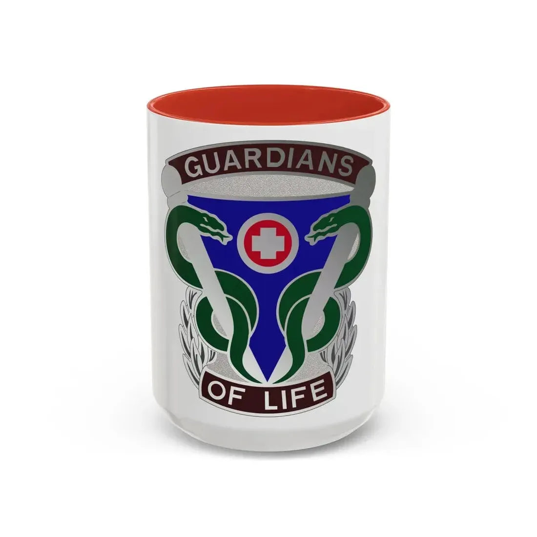 145 Surgical Hospital (U.S. Army) Accent Coffee Mug 15oz Red - Go Mug Yourself