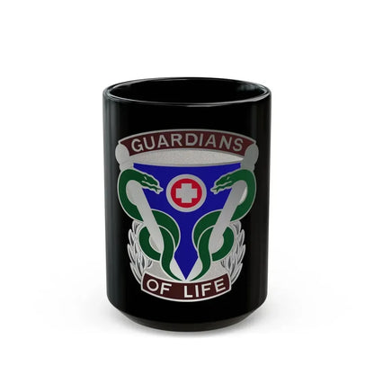 145 Surgical Hospital (U.S. Army) Black Coffee Mug 15oz - Go Mug Yourself