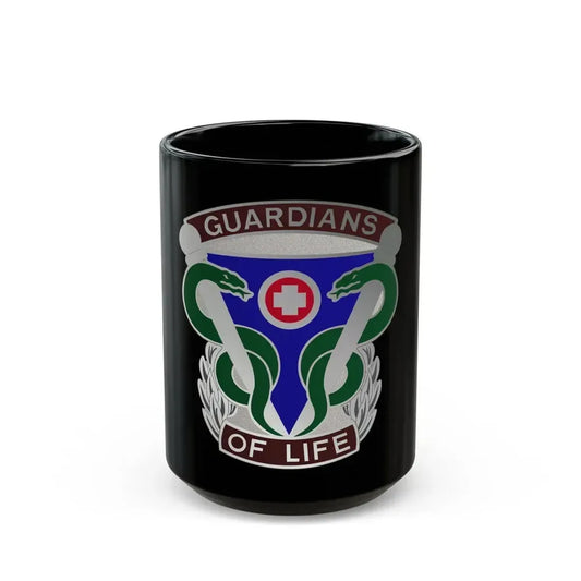 145 Surgical Hospital (U.S. Army) Black Coffee Mug 15oz - Go Mug Yourself