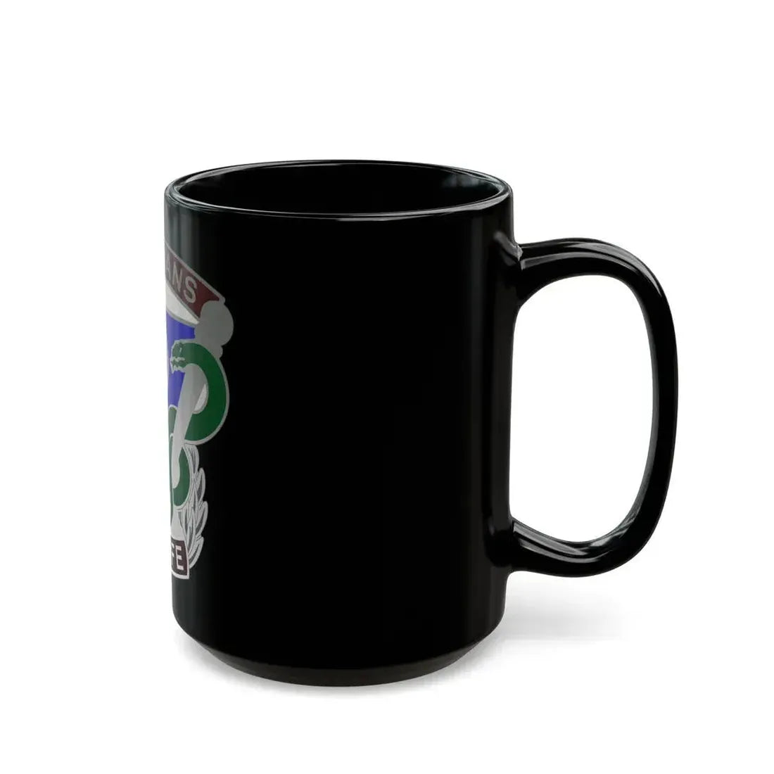 145 Surgical Hospital (U.S. Army) Black Coffee Mug - Go Mug Yourself