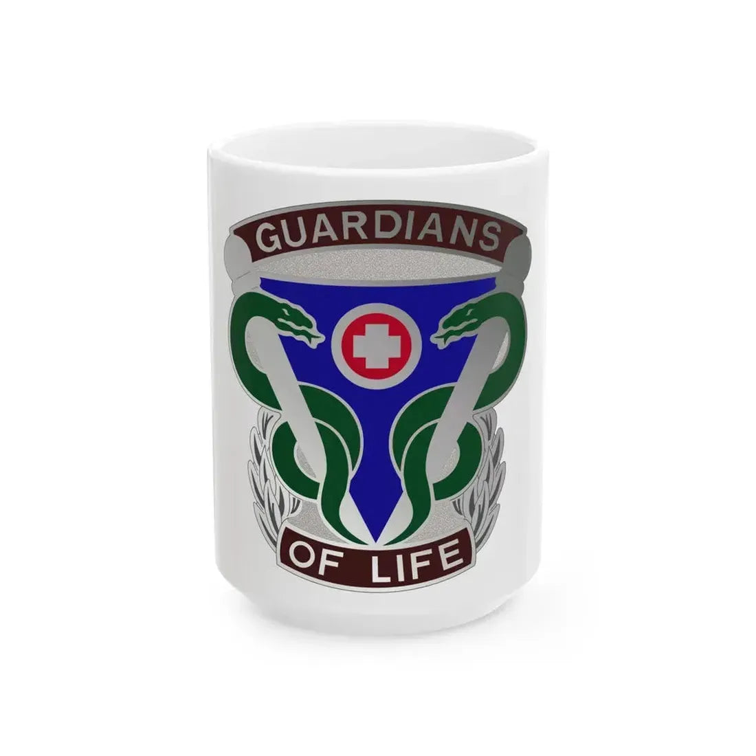 145 Surgical Hospital (U.S. Army) White Coffee Mug 15oz - Go Mug Yourself