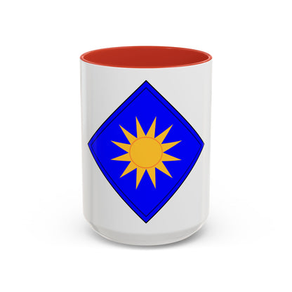40th Infantry Division CSIB (U.S. Army) Accent Coffee Mug