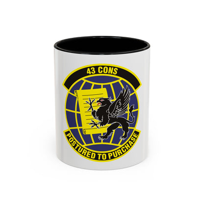 43d Contracting Squadron (U.S. Air Force) Accent Coffee Mug