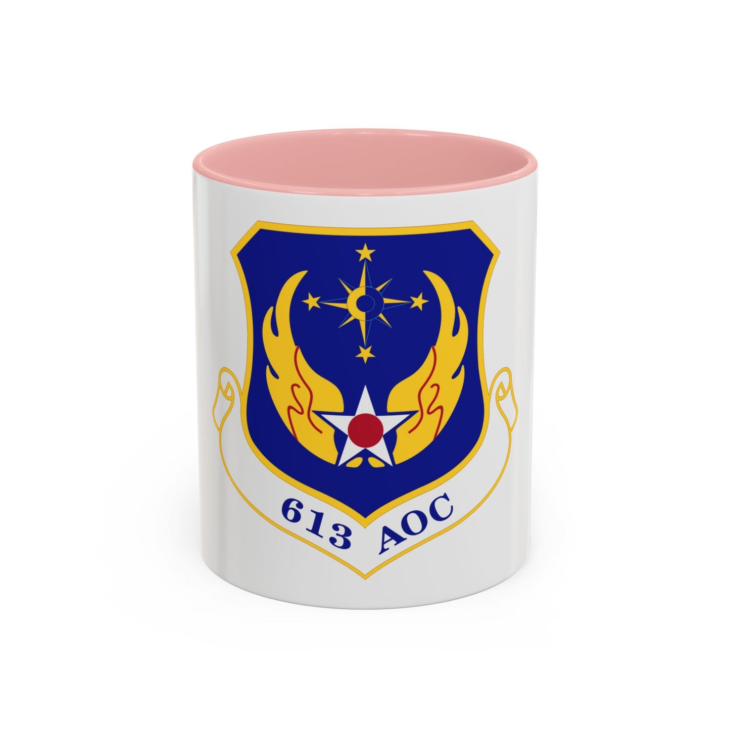 613 Air Operations Center PACAF (U.S. Air Force) Accent Coffee Mug