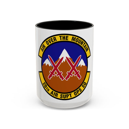 20 Air Support Operations Squadron ACC (U.S. Air Force) Accent Coffee Mug