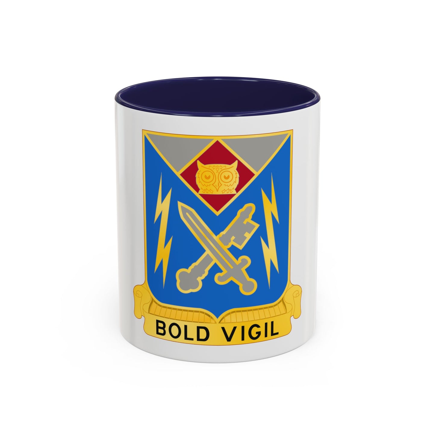 105 Military Intelligence Battalion (U.S. Army) Accent Coffee Mug