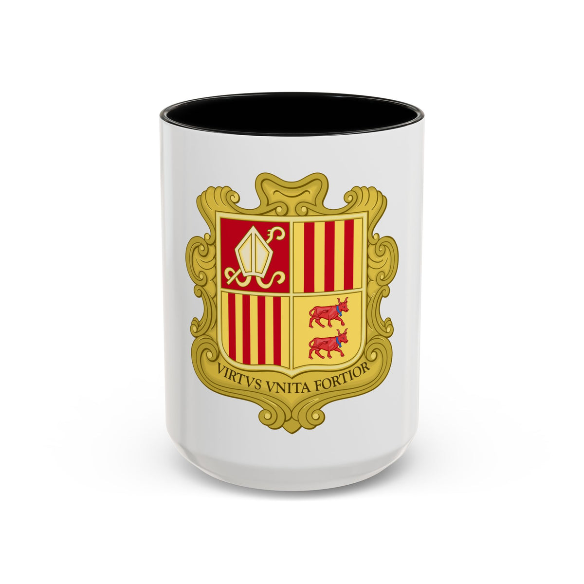 Coat of arms of Andorra (1580) - Accent Coffee Mug