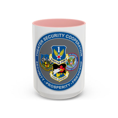 AF North TSC Theater Security Cooperation (U.S. Air Force) Accent Coffee Mug