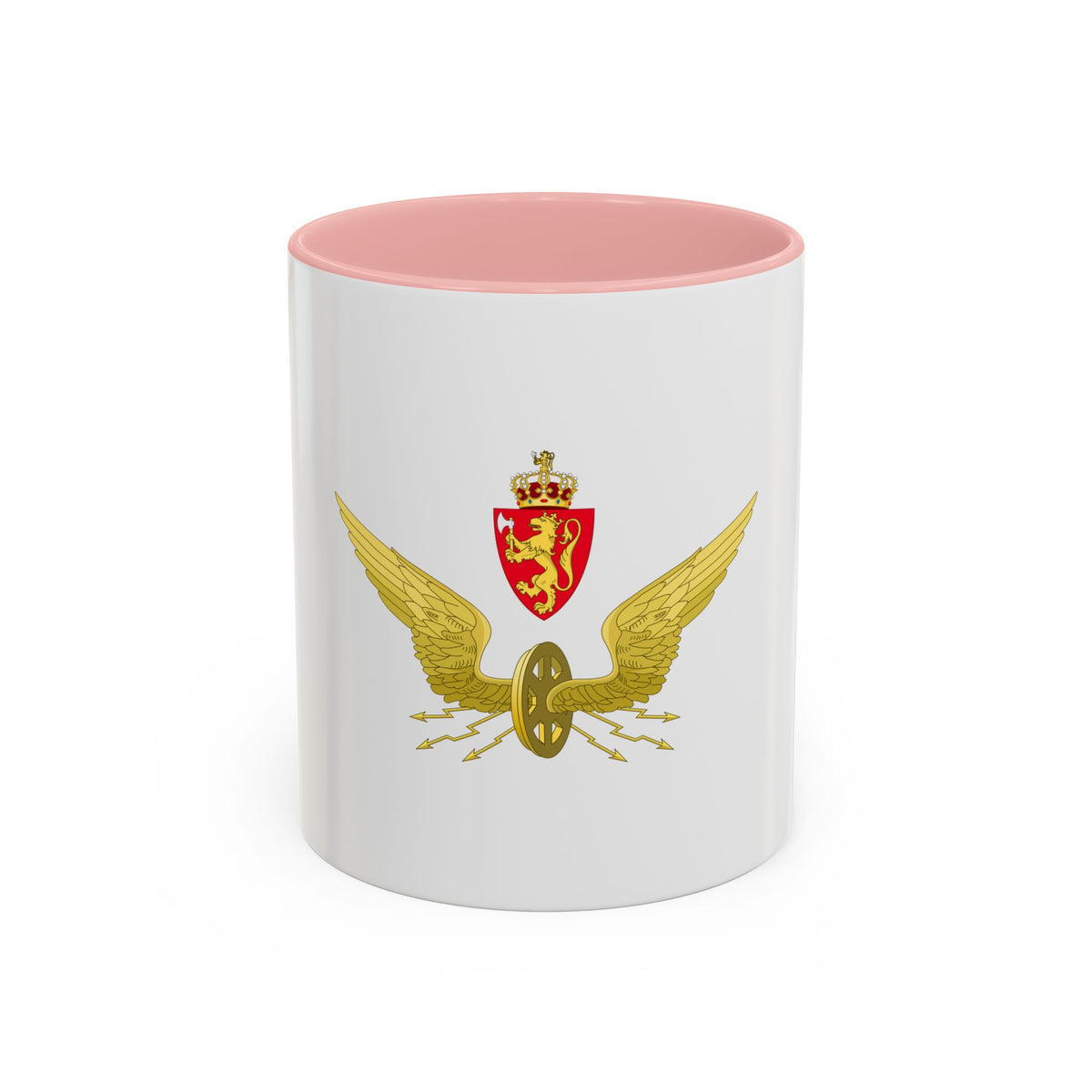 Emblem of the Norwegian State Railways - Accent Coffee Mug