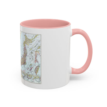 Japan and Korea (1945) (Map) Accent Coffee Mug