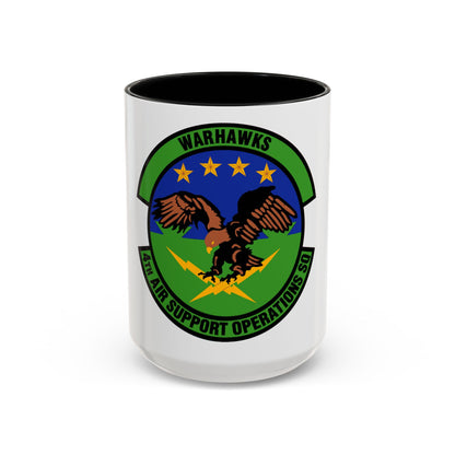 4 Air Support Operations Sq USAFE (U.S. Air Force) Accent Coffee Mug