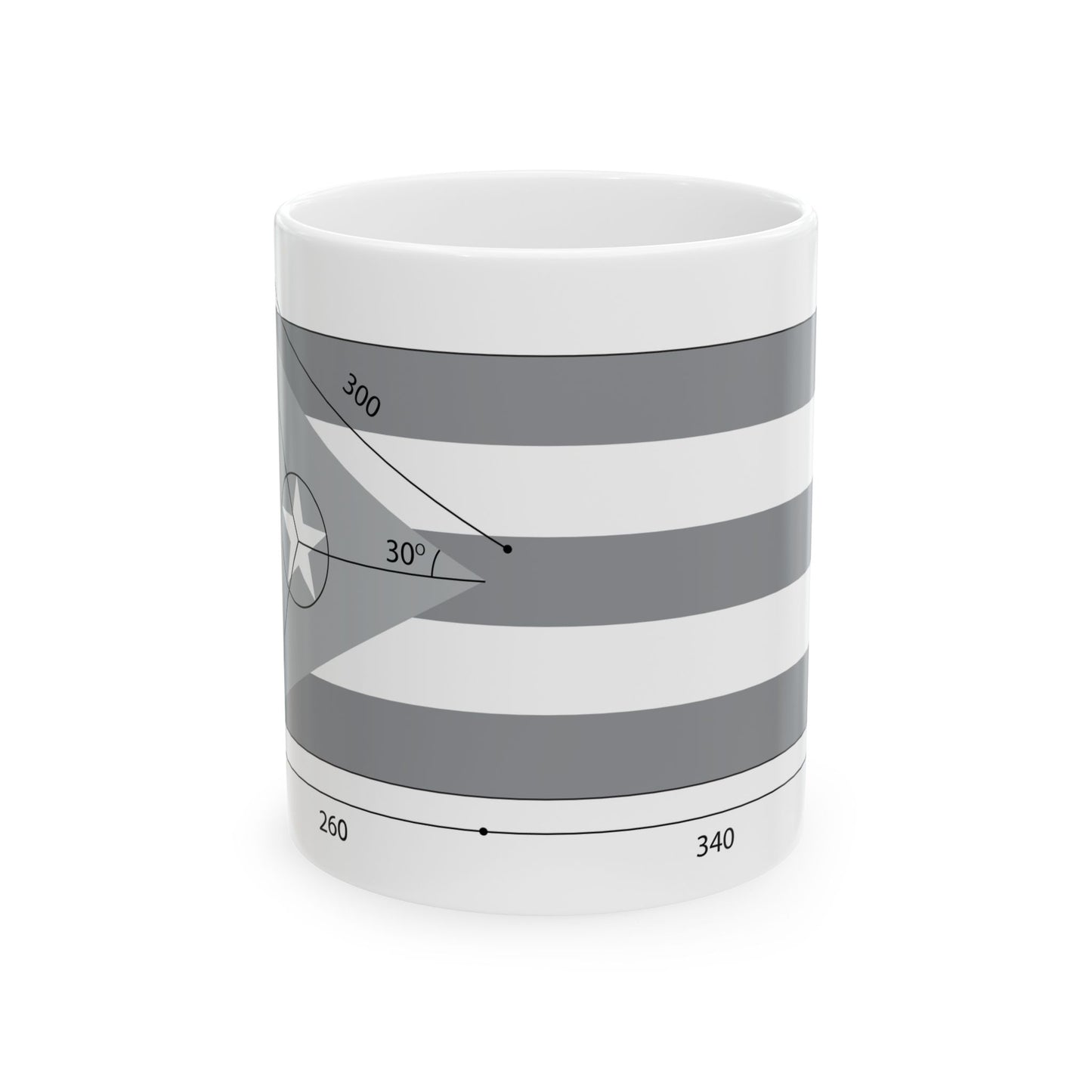 Construction du drapeau cubain (Cuba) White Coffee Mug