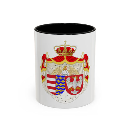 Coat of arms of Jadwiga of Poland - Accent Coffee Mug