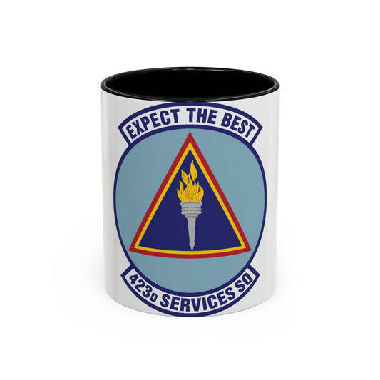 423d Services Squadron (U.S. Air Force) Accent Coffee Mug