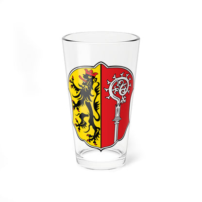 DEU Abenberg COA (Germany) (Coat of Arms) Pint Glass 16oz