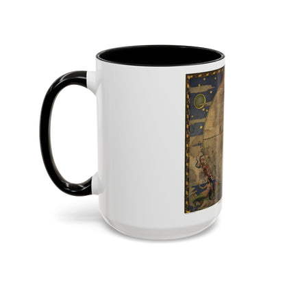 Map of Discovery- Western Hemisphere (1928) (Map) Accent Coffee Mug