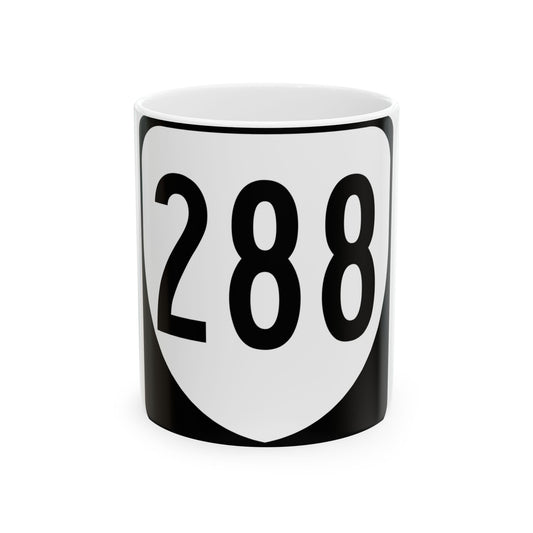 Virginia 288 1980 (Virginia) (Road Sign) White Coffee Mug