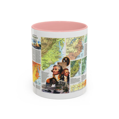 USA - Tidewater and Environs 2 (1988) (Map) Accent Coffee Mug