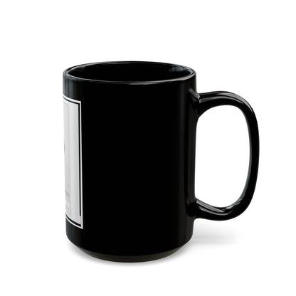 Brigadier General William G. Mank, Union Officer In The 32nd Indiana Regiment, Full-Length Portrait, Standing, Facing Front (U.S. Civil War) Black Coffee Mug