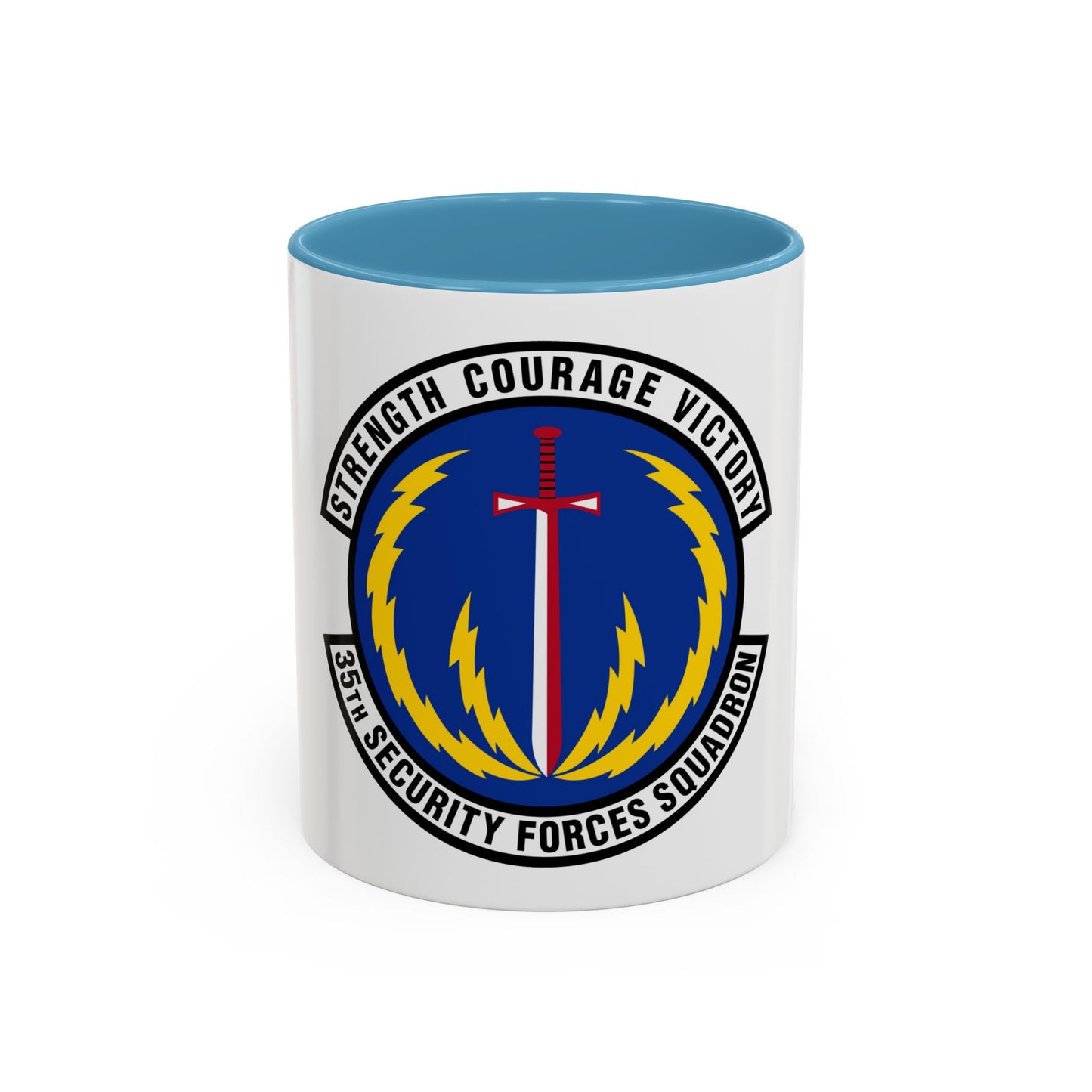 35 Security Forces Squadron PACAF (U.S. Air Force) Accent Coffee Mug
