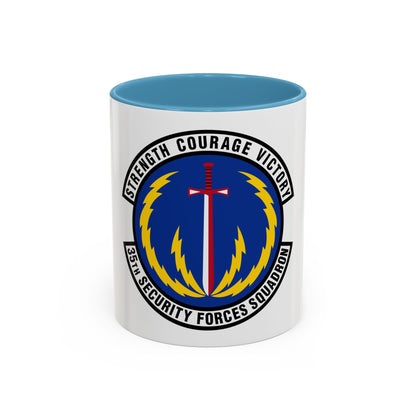 35 Security Forces Squadron PACAF (U.S. Air Force) Accent Coffee Mug