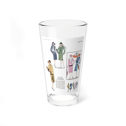 L'echo de Paris (2), McCall's magazine, August 1926 - Pint Glass 16oz