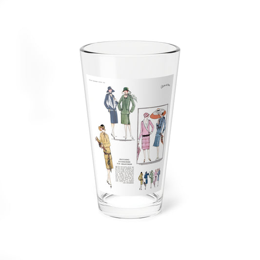 L'echo de Paris (2), McCall's magazine, August 1926 - Pint Glass 16oz