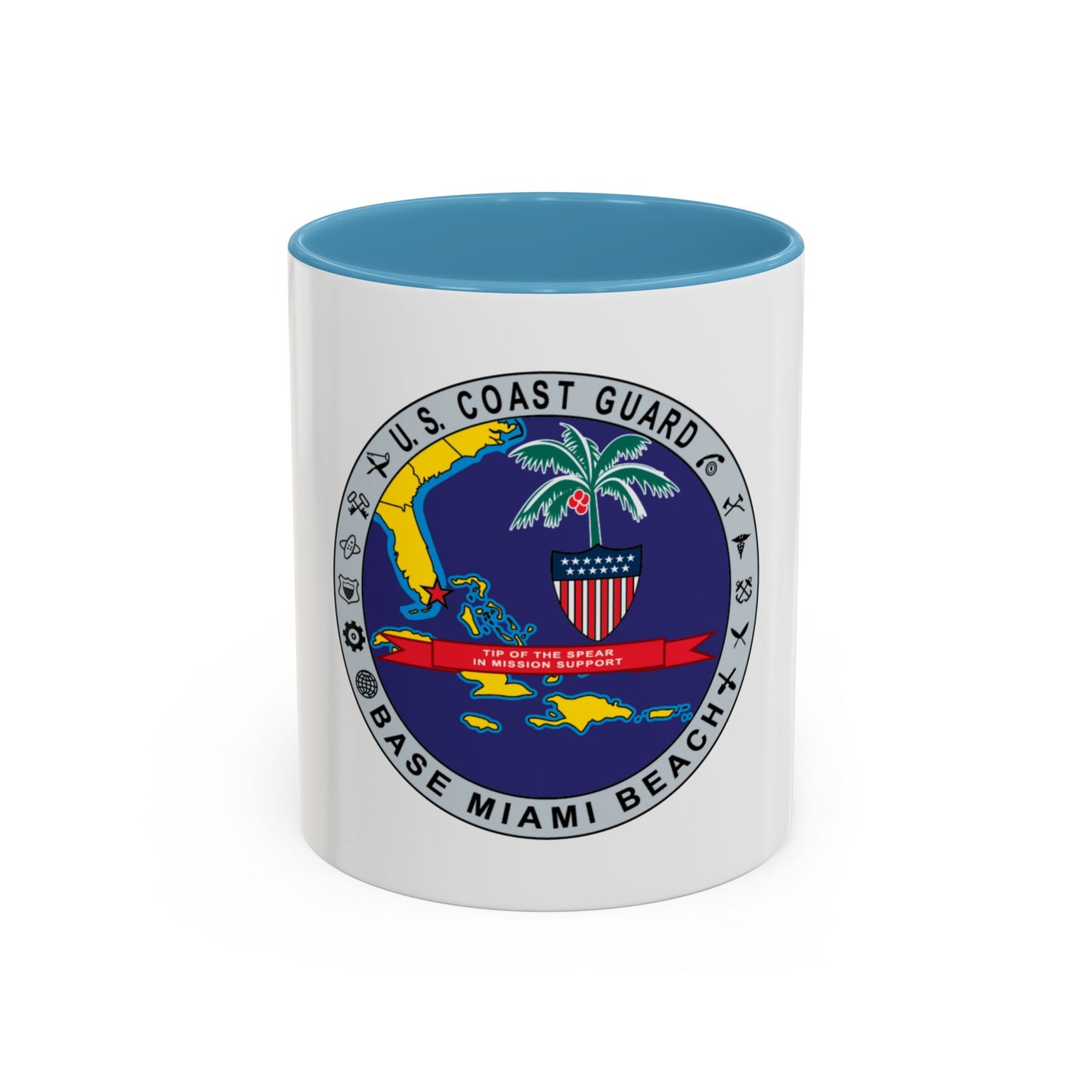 Base Miami Beach (U.S. Coast Guard) Accent Coffee Mug