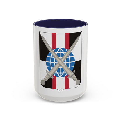 527 Military Intelligence Battalion 2 (U.S. Army) Accent Coffee Mug