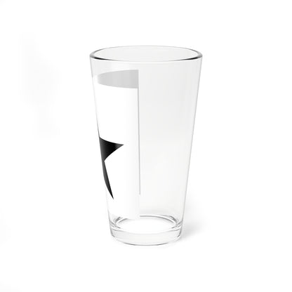 Japanese Crest GinboshiWhite background (Japan) (Coat of Arms) Pint Glass 16oz
