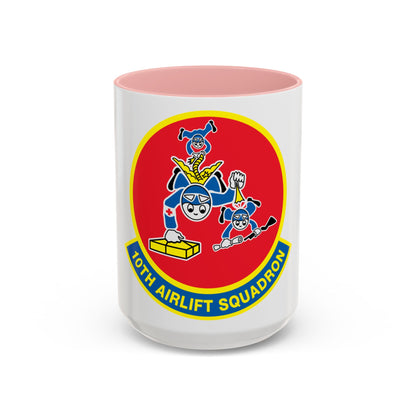 10th Airlift Squadron (U.S. Air Force) Accent Coffee Mug