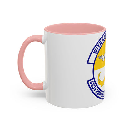 633d Force Support Squadron (U.S. Air Force) Accent Coffee Mug