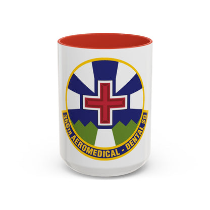 366th Aeromedical Dental Squadron (U.S. Air Force) Accent Coffee Mug
