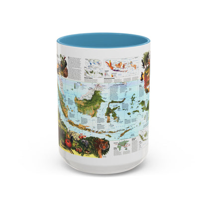 Indonesia 2 (1996) (Map) Accent Coffee Mug