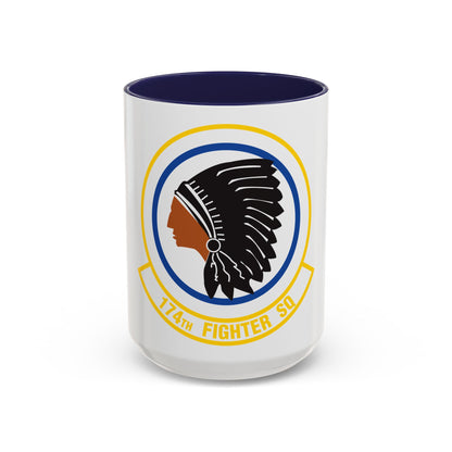 174 Fighter Squadron (U.S. Air Force) Accent Coffee Mug